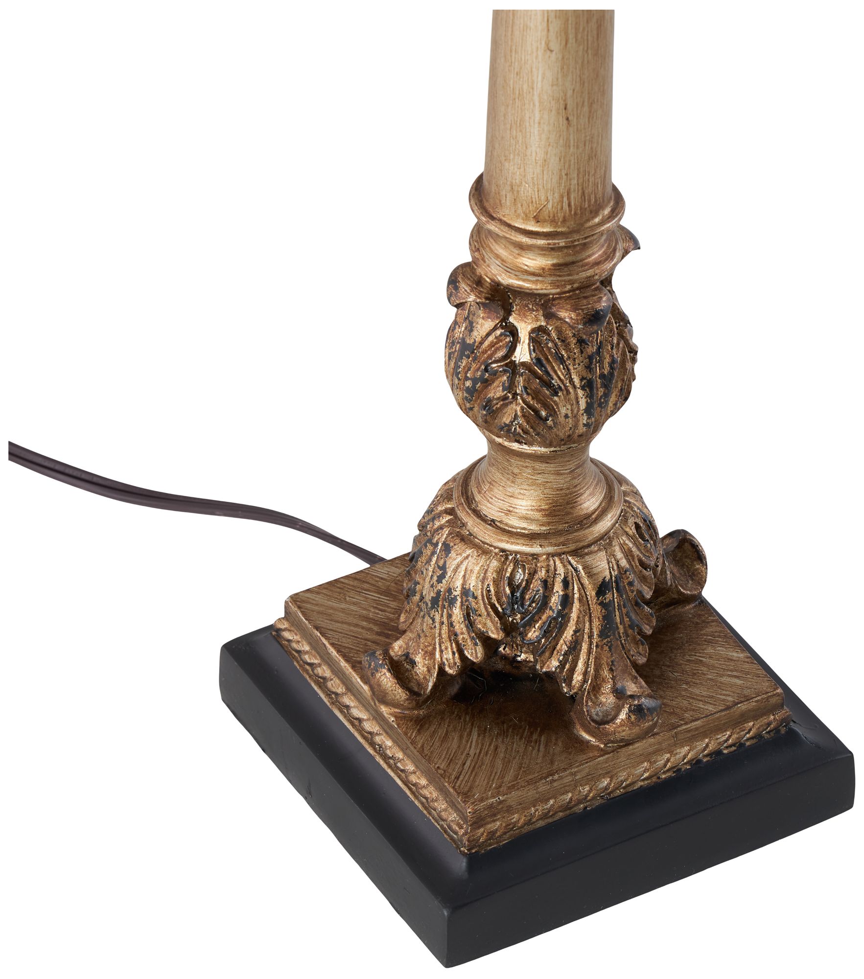 Image 3 Gold Metal Tuscan Buffet Lamp, S/2 33"H more views