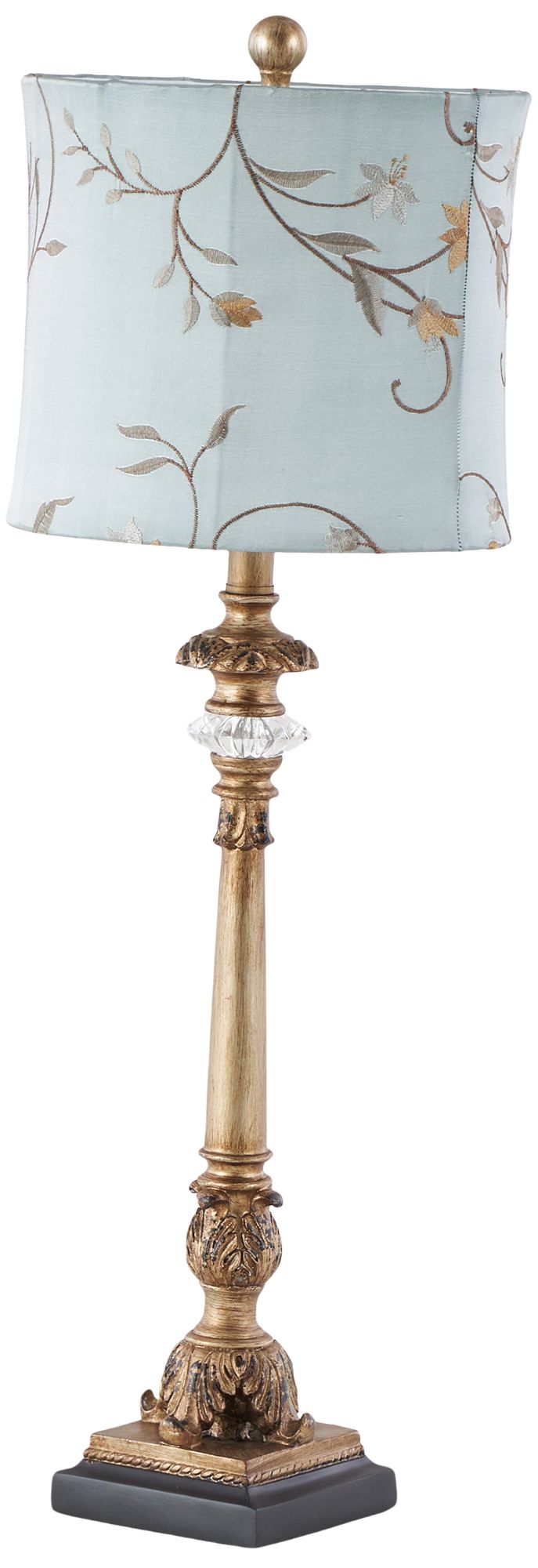 Image 6 Gold Metal Tuscan Buffet Lamp, S/2 33"H more views