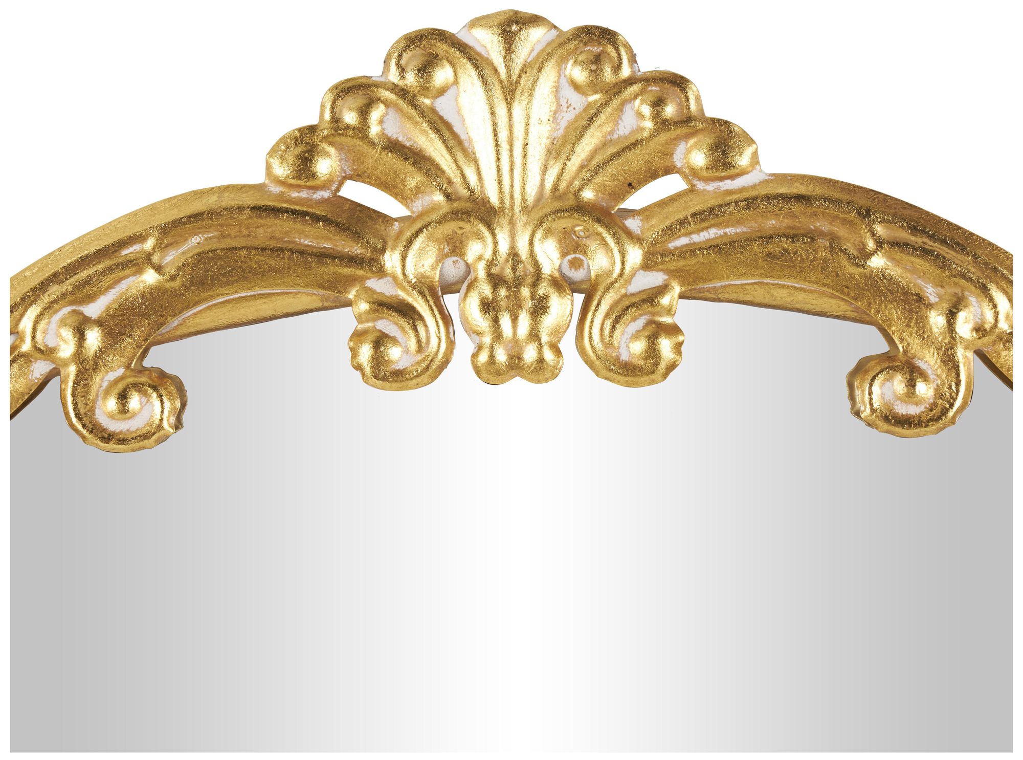 Image 4 Gold Metal Vintage Floor Mirror, 30" x 2" x 66" more views