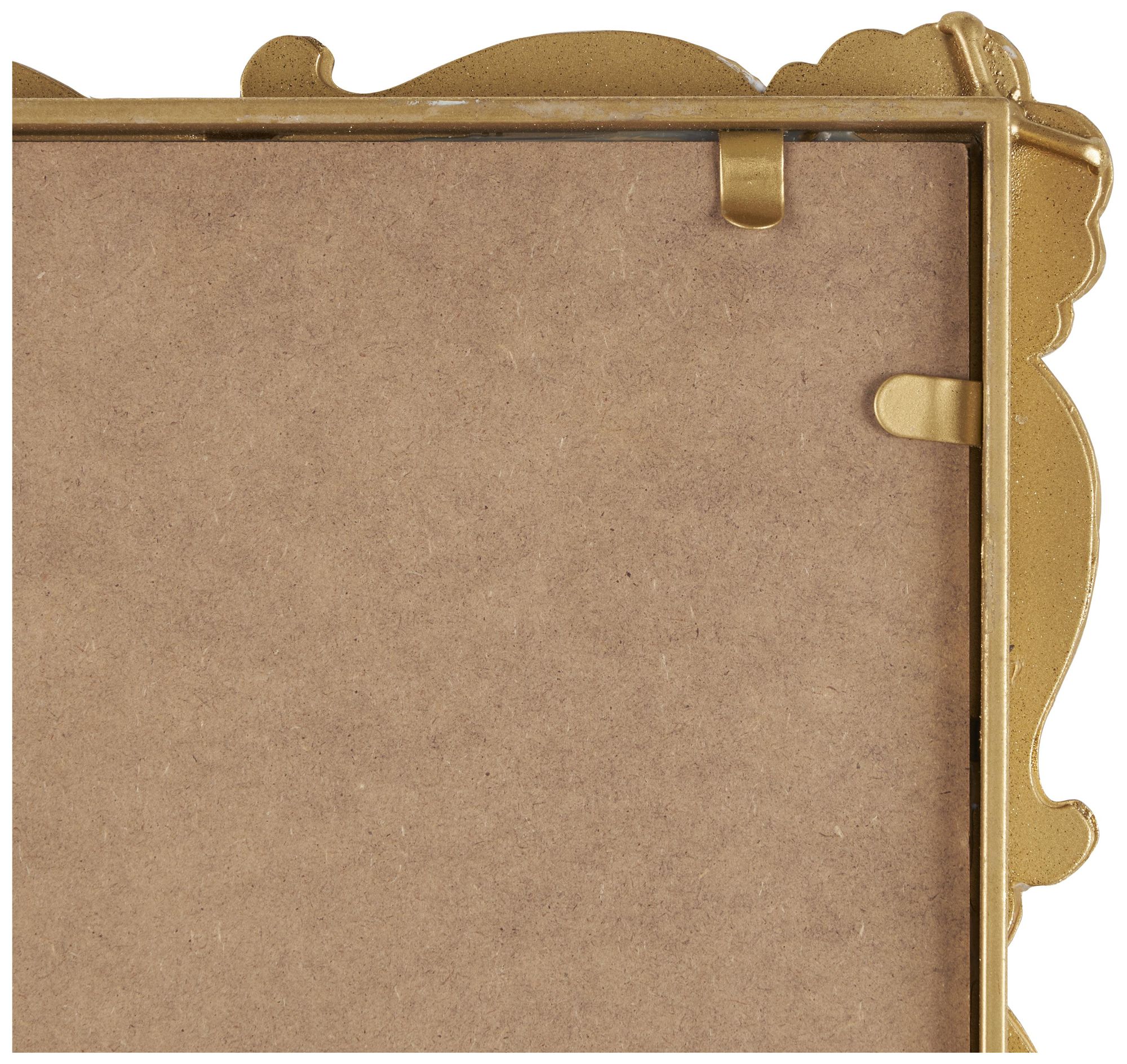 Gold Metal Vintage Floor Mirror, 30" x 2" x 66"