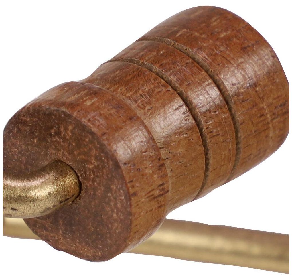 Gold Metal Vintage Sculpture, 14" x 5" x 8"