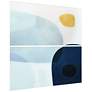4_Gold Monde II AB Frameless Reverse Printed Tempered Glass Wall Art Set of 2 more views