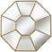 Gold Orb 33" Round Wall Mirror
