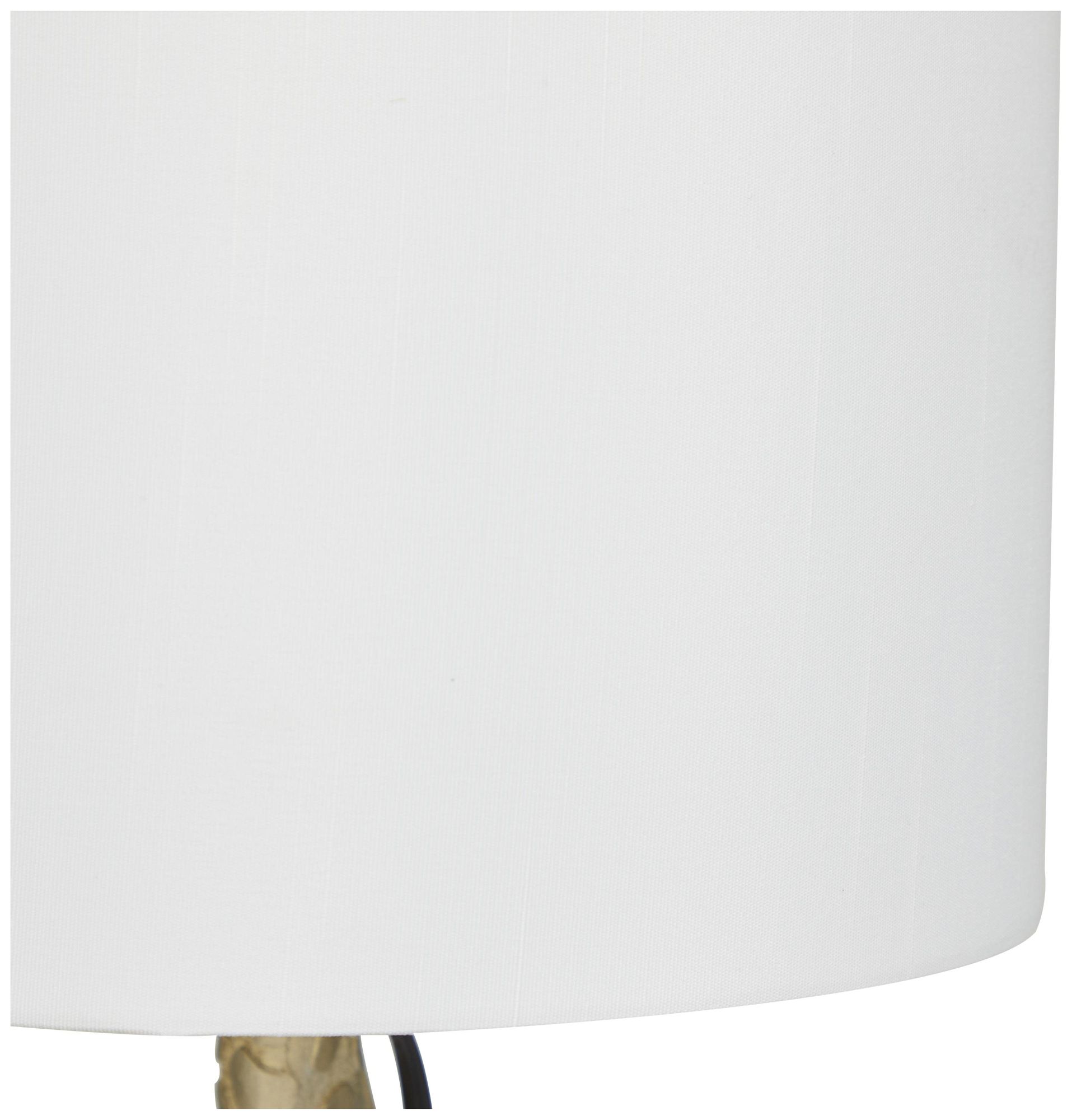 Image 4 Gold Polyresin Eclectic Table Lamp, 11" x 10" x 23" more views