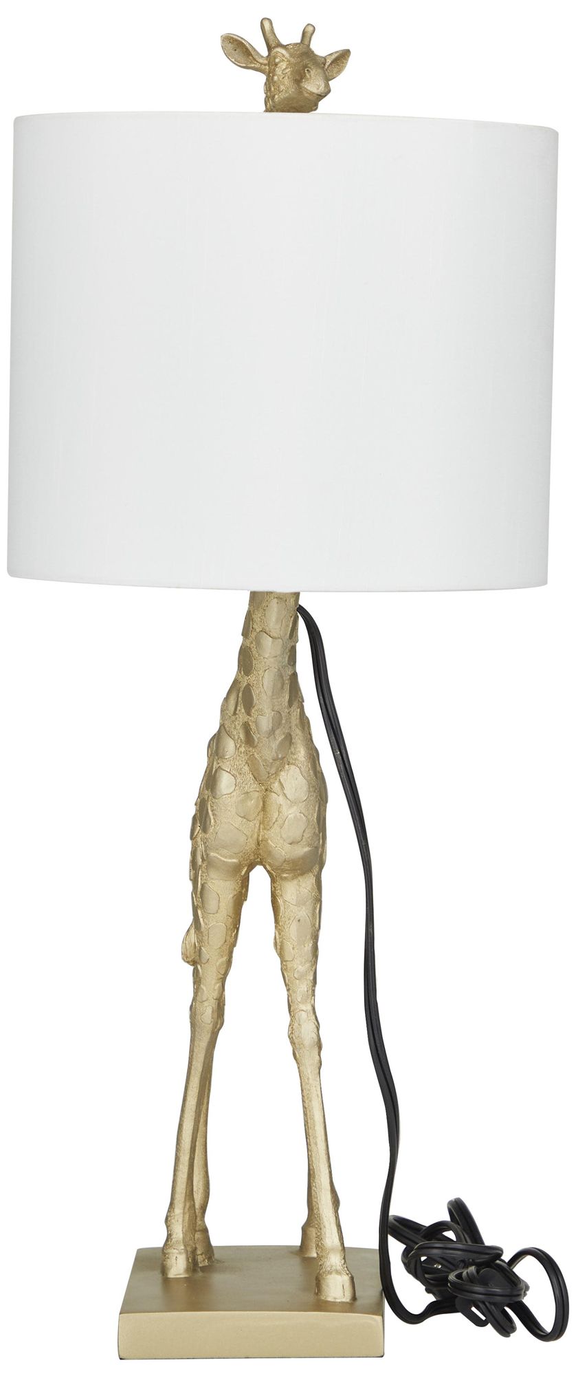Image 6 Gold Polyresin Eclectic Table Lamp, 11" x 10" x 23" more views