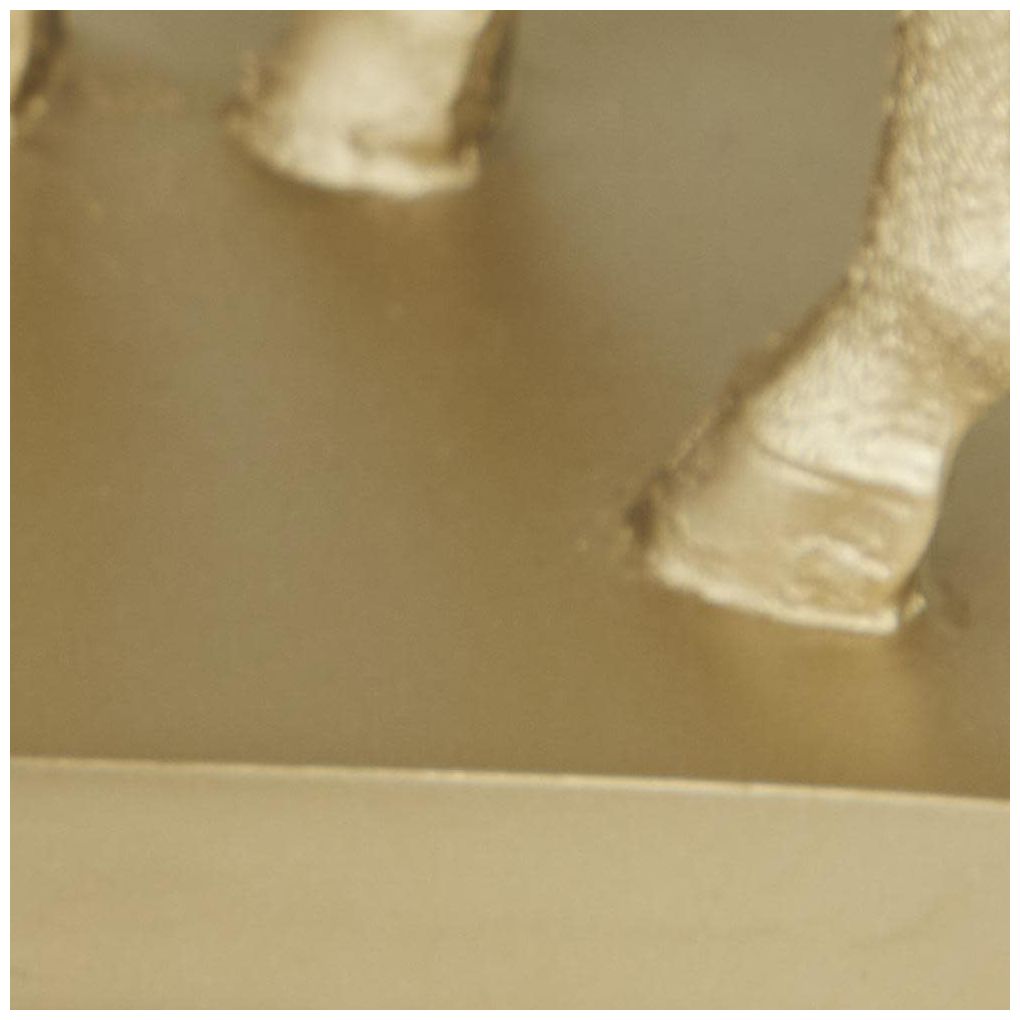 Gold Polyresin Eclectic Table Lamp, 11" x 10" x 23"