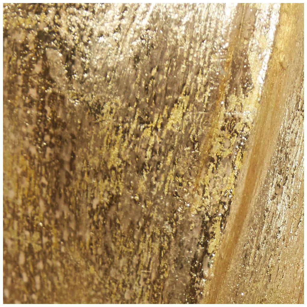 Gold Polystone Contemporary Wall Decor, S/3 18", 14", 12"H