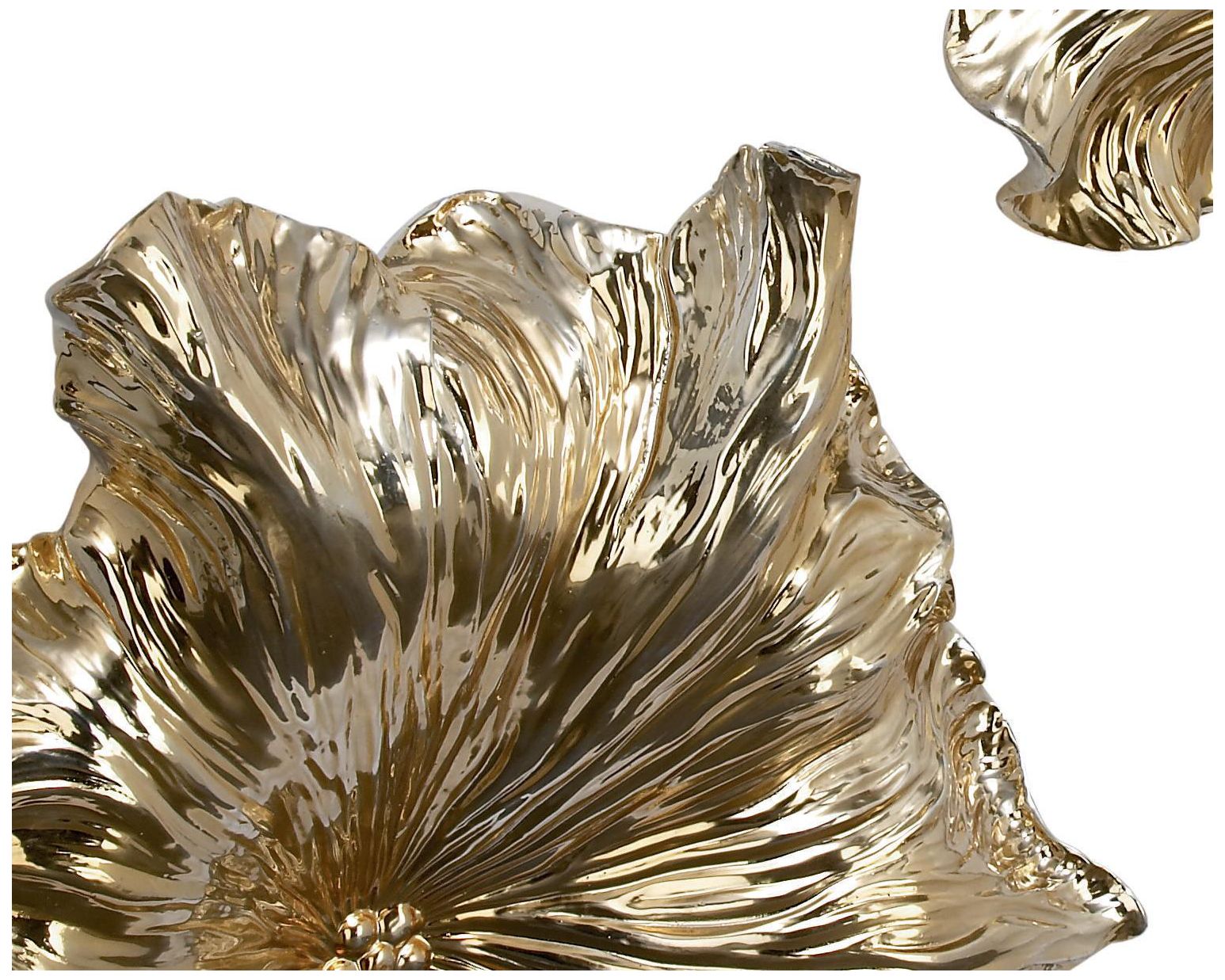Image 3 Gold Polystone Eclectic Wall Decor, S/3 17", 19", 26"D more views