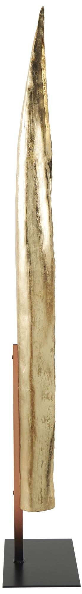 Image 6 Gold Polystone Glam Sculpture, 9" x 5" x 39" more views