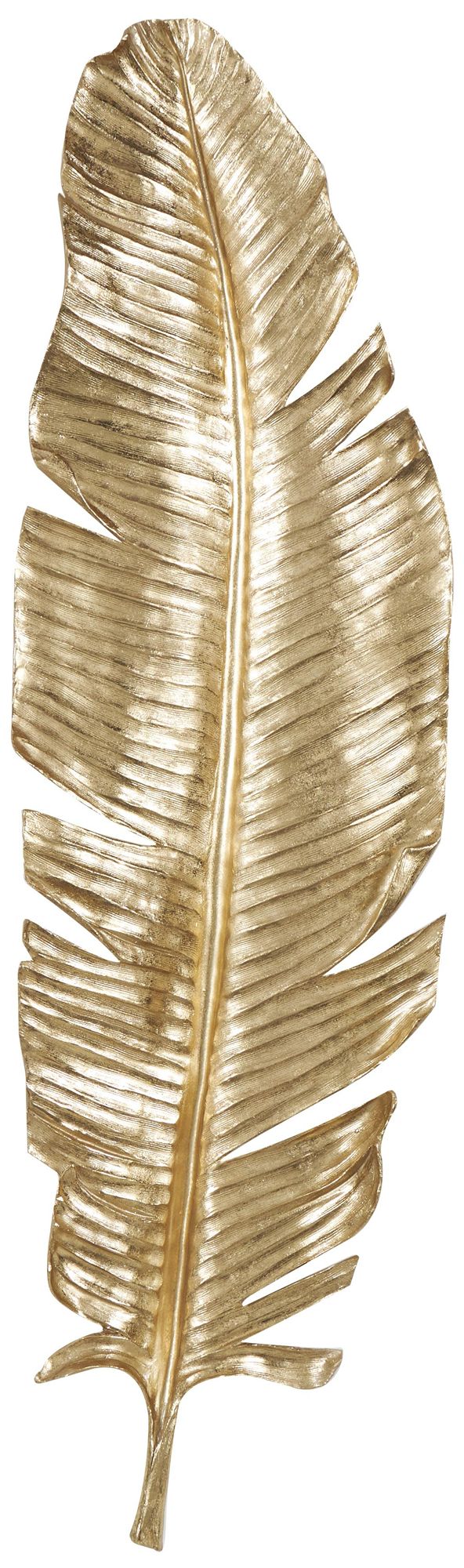 Image 2 Gold Polystone Glam Wall Decor, 14" x 3" x 47"