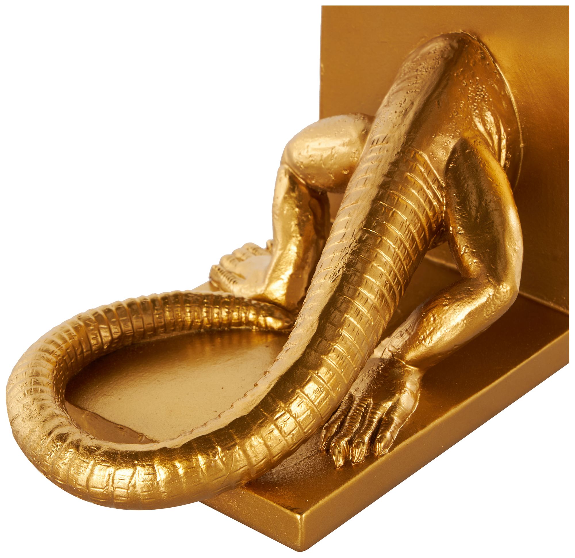 Image 4 Gold Resin Traditional Bookends, S/2 7"W, 6"H more views