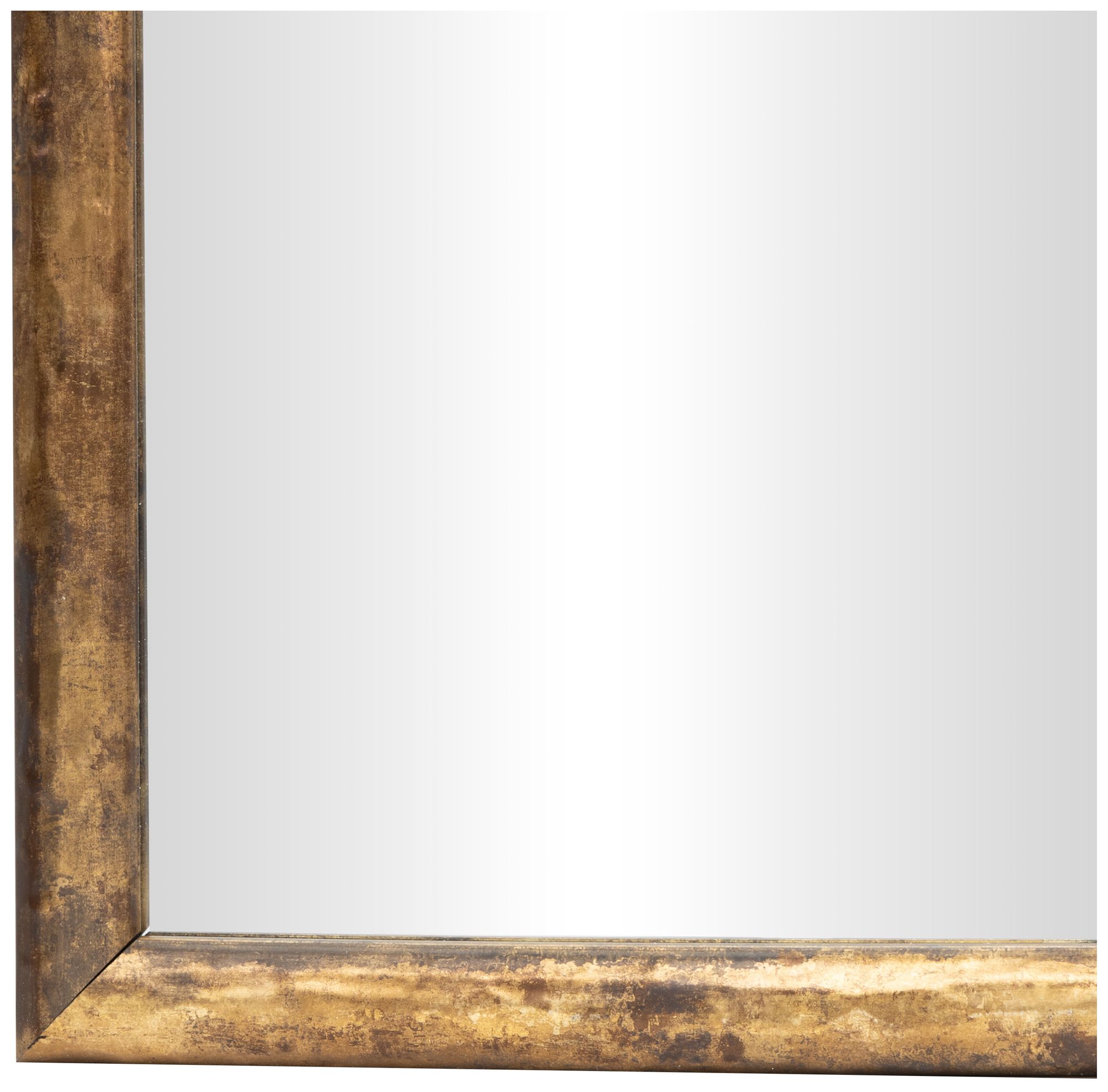 Image 3 Gold Resin Transitional Wall Mirror, 24" x 2" x 36" more views