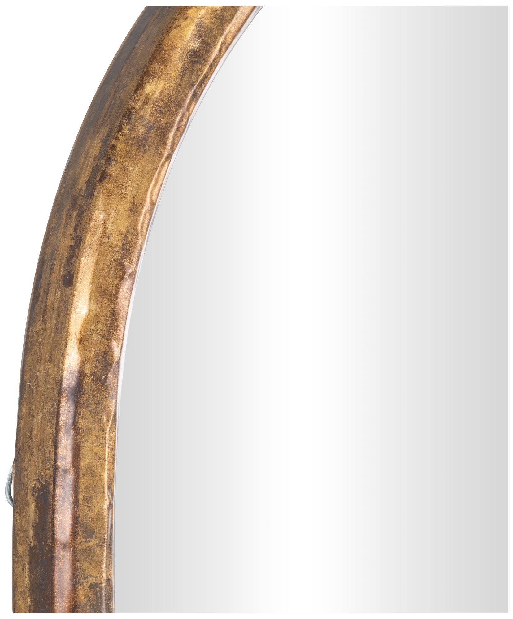 Image 4 Gold Resin Transitional Wall Mirror, 24" x 2" x 36" more views