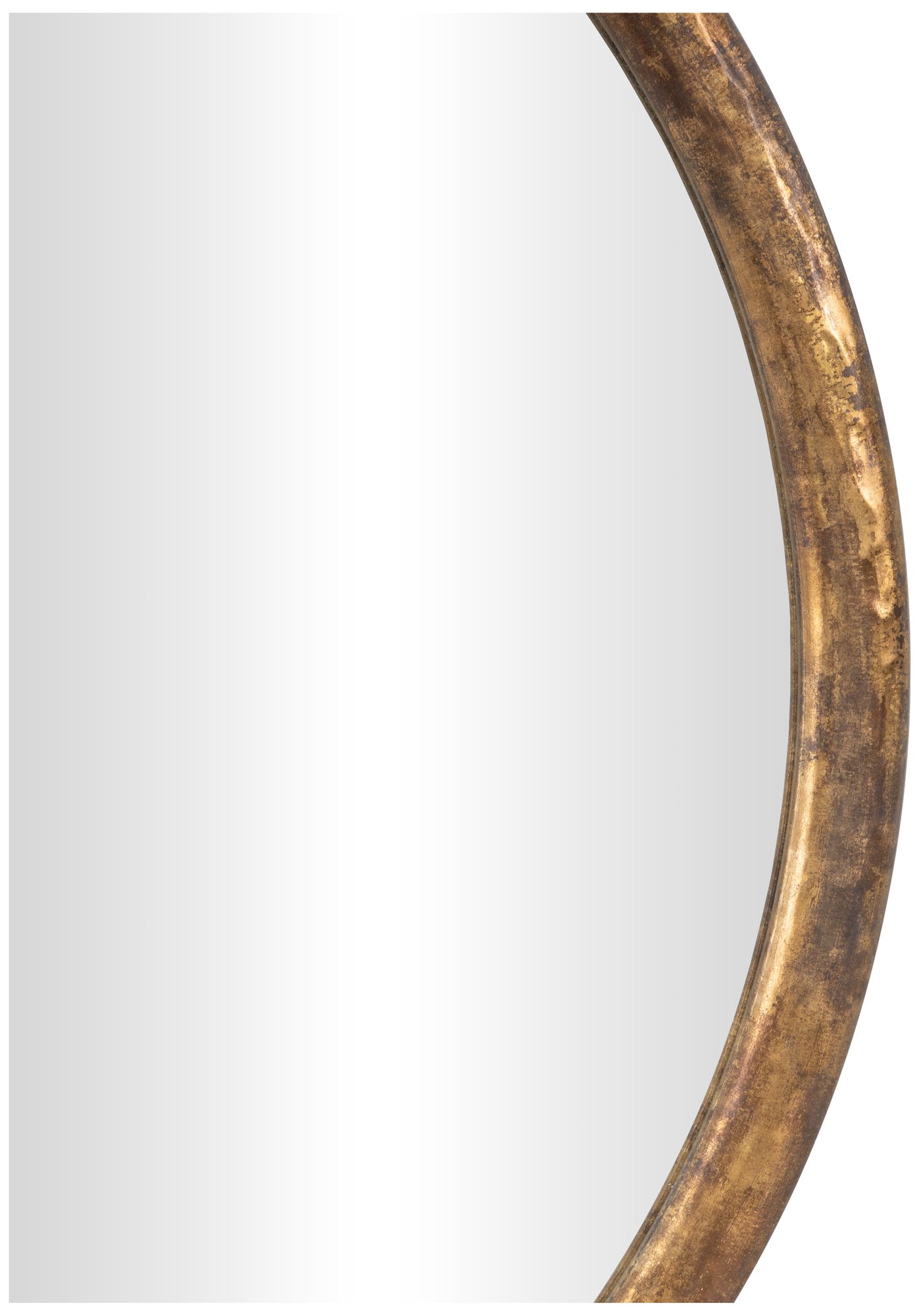 Image 3 Gold Resin Transitional Wall Mirror, 28" x 2" x 28" more views