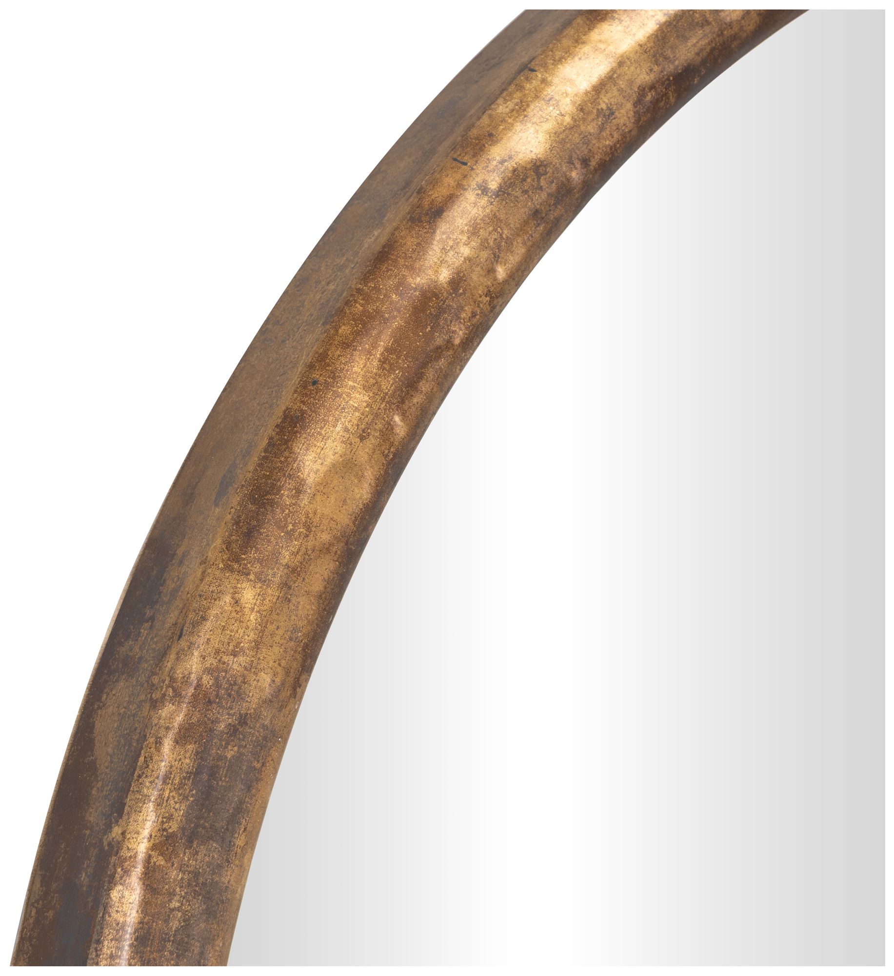 Image 4 Gold Resin Transitional Wall Mirror, 28" x 2" x 28" more views