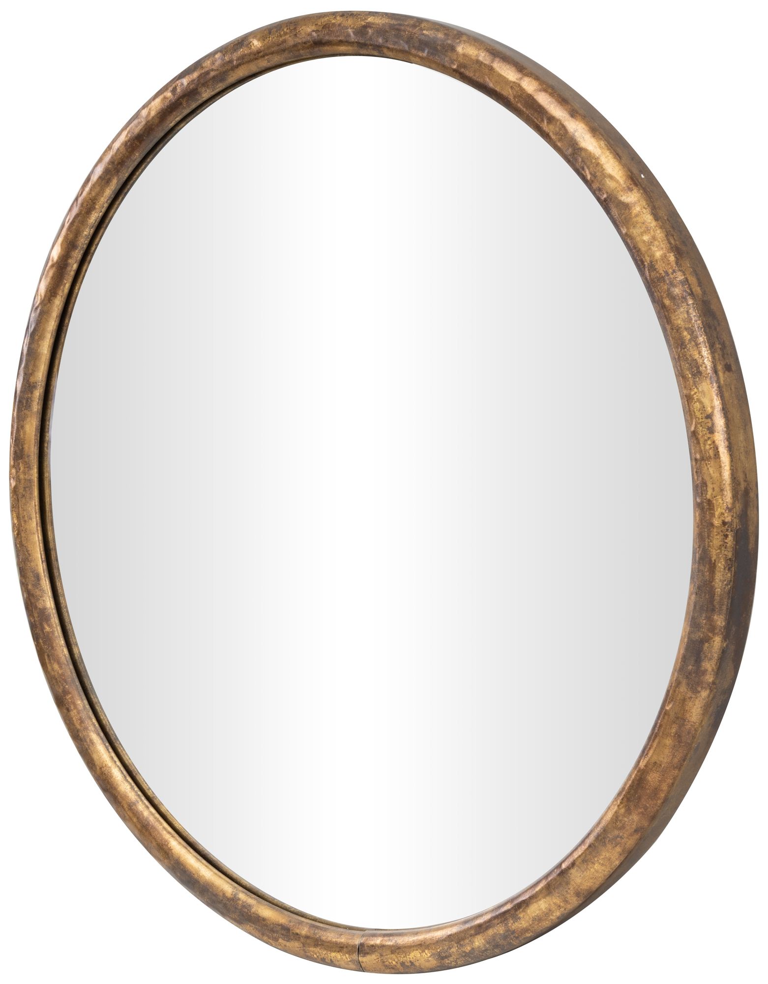 Image 6 Gold Resin Transitional Wall Mirror, 28" x 2" x 28" more views