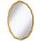 Gold Segments 24" x 36" Oval Wall Mirror