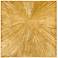 Gold Signature Sunburst 32 3/4"W Dimensional Box Wall Art