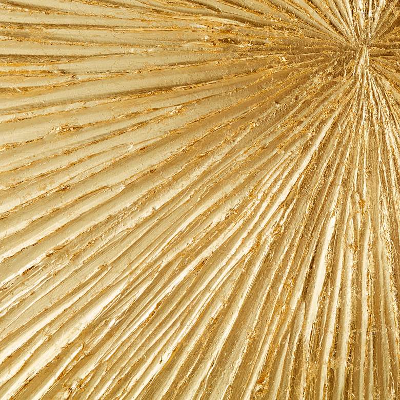 Image 3 Gold Signature Sunburst 32 3/4"W Dimensional Box Wall Art more views