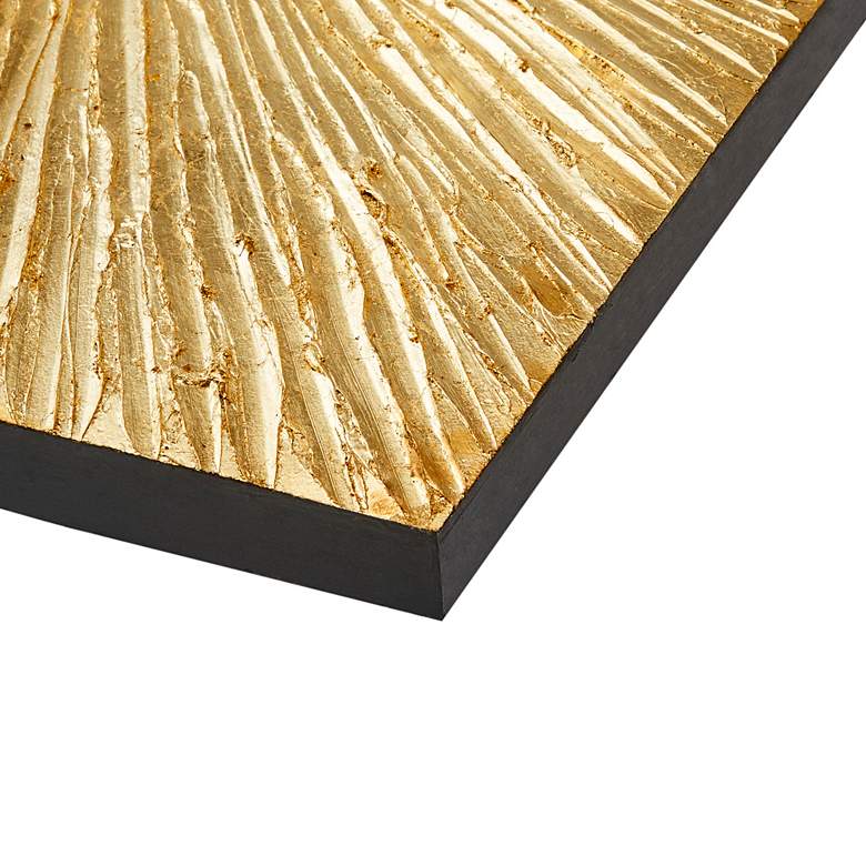 Image 4 Gold Signature Sunburst 32 3/4"W Dimensional Box Wall Art more views