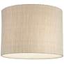 Thumbnail3 of Gold Silver Weave Set of 2 Drum Shades 15x15x11 (Spider) more views