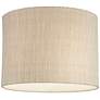 Gold Silver Weave Set of 2 Drum Shades 15x15x11 (Spider)