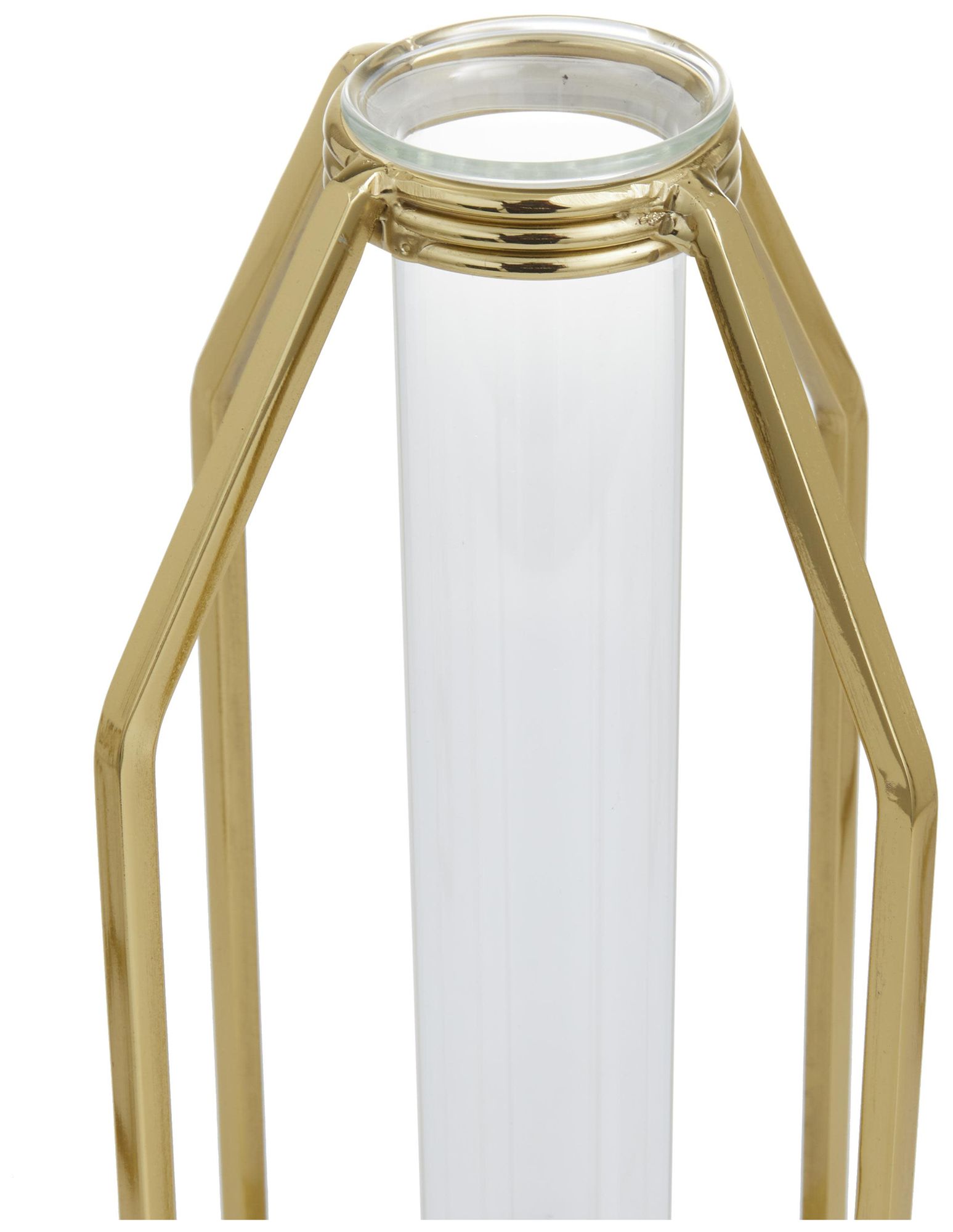 Image 3 Gold Stainless Steel Metal Glam Vase, S/3 13", 12", 9"H more views