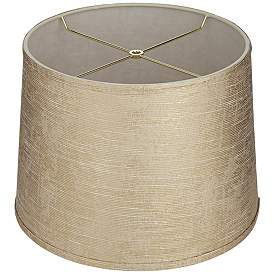 Image4 of Gold Tapered Lamp Shade 13x15x11 (Spider) more views