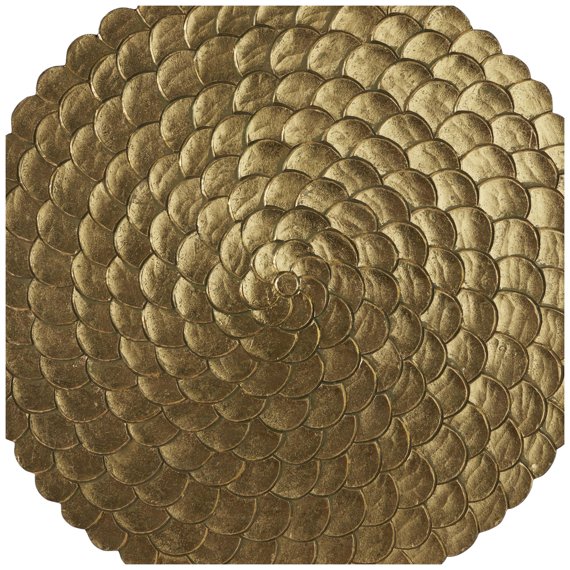 Image 3 Gold Wood Contemporary Wall Decor, 47" x 2" x 47" more views