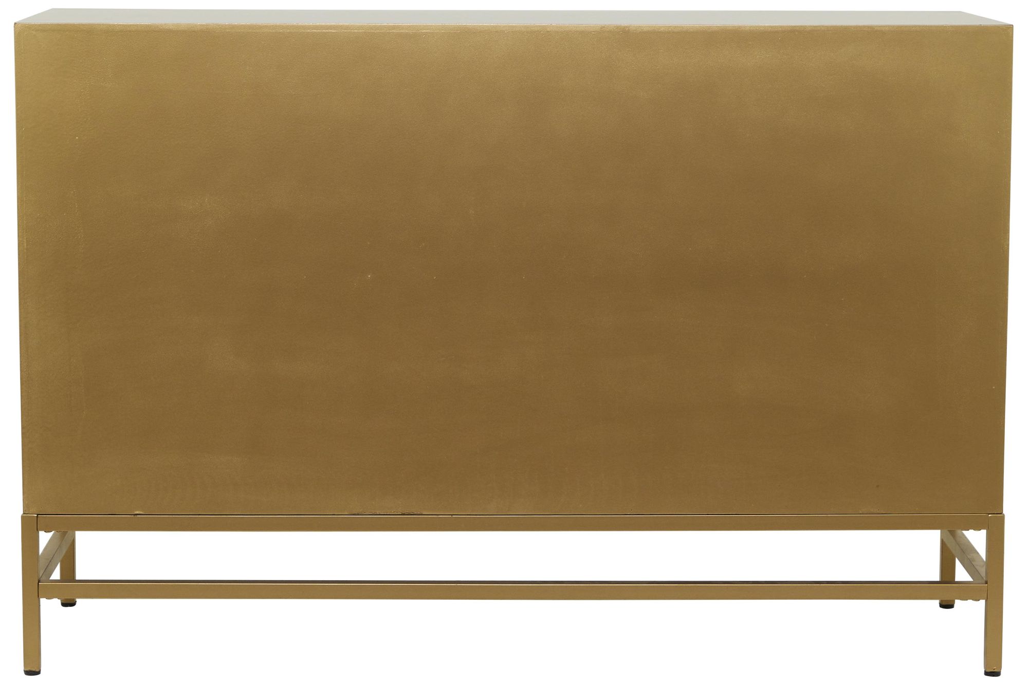 Image 4 Gold Wooden Glam Cabinet, 48" x 16" x 32" more views