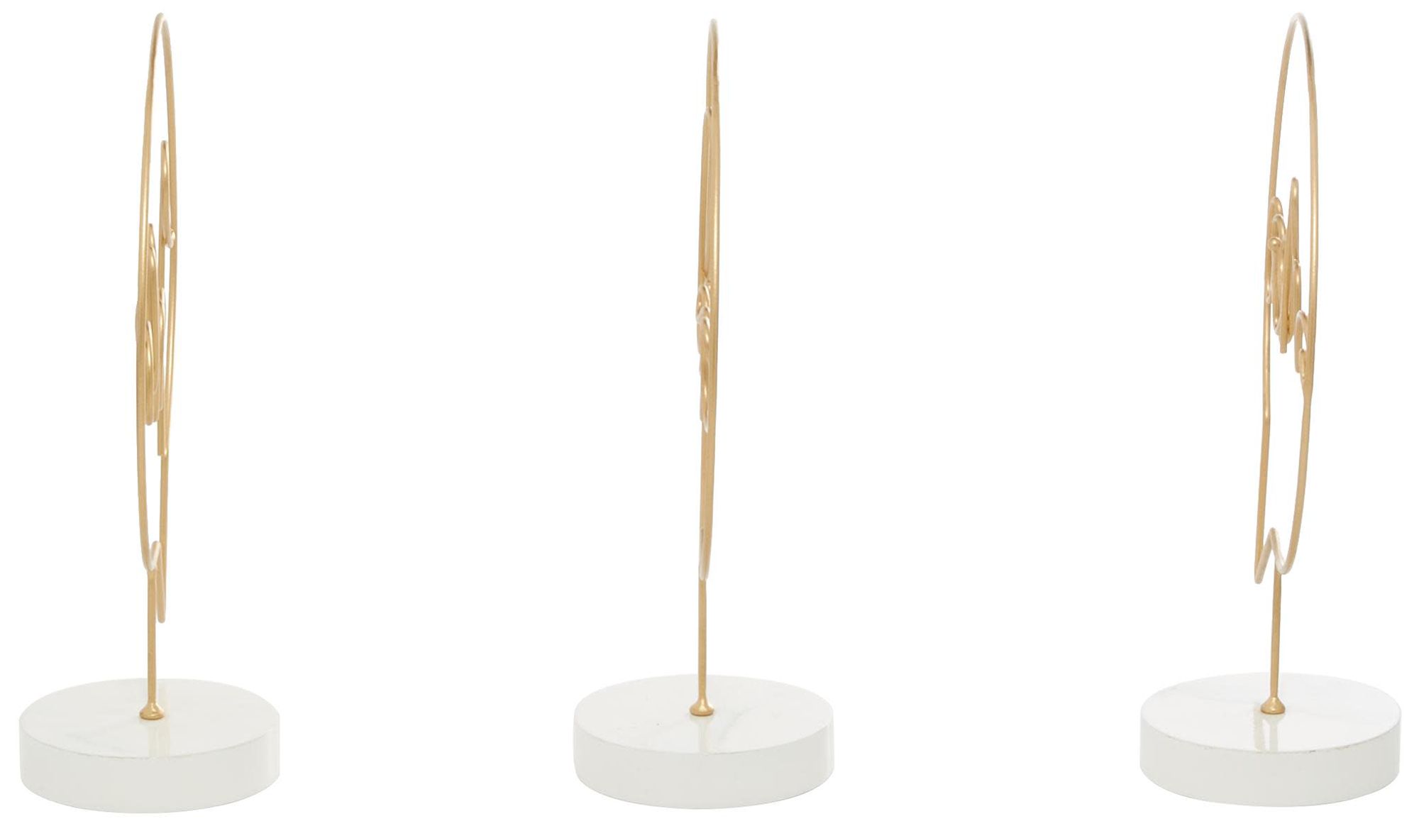 Image 6 Gold Wooden Traditional Decorative Sign, S/3 9"W, 13"H more views