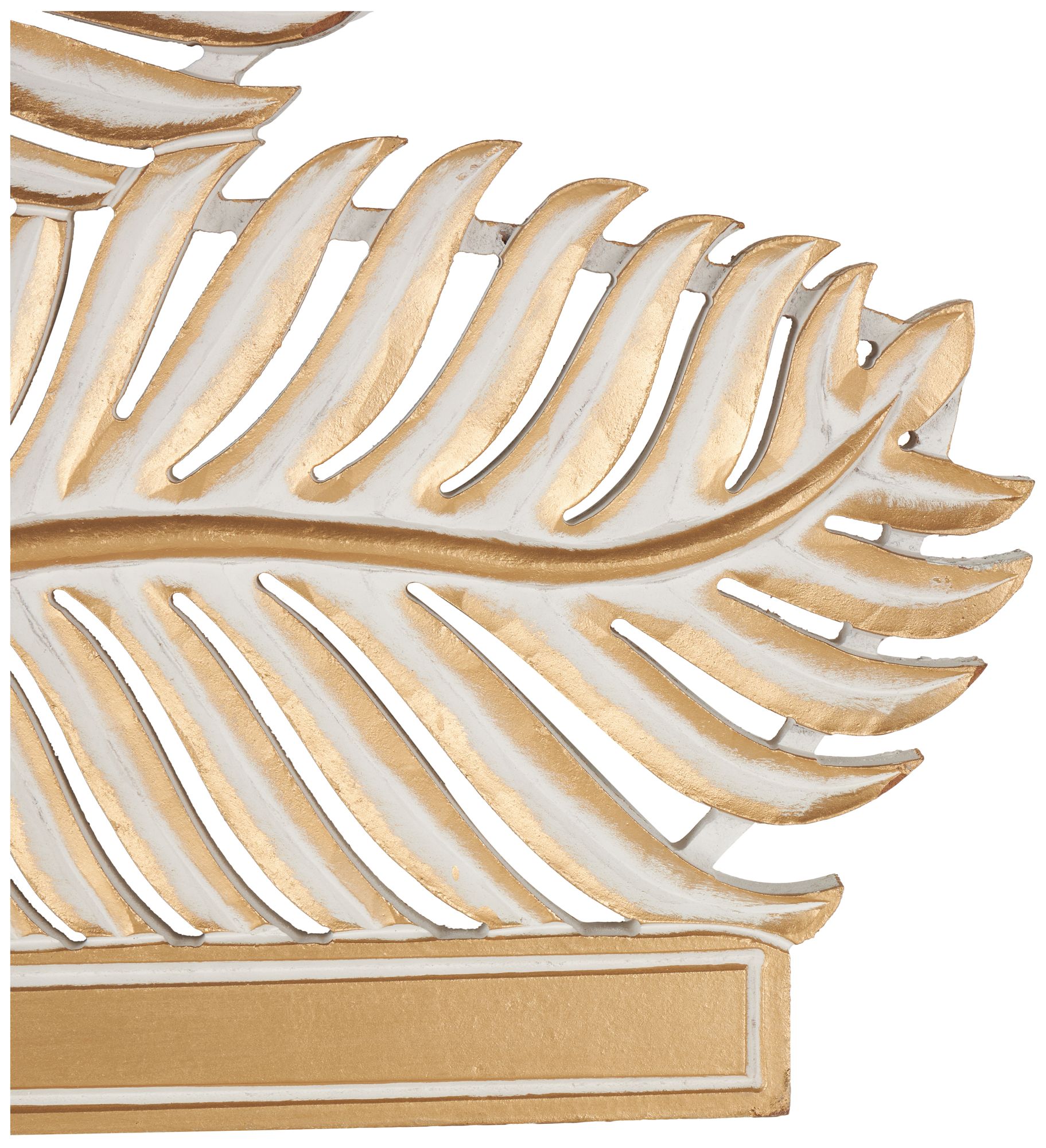 Image 3 Gold Wooden Traditional Wall Decor, 60" x 1" x 36" more views