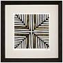 1_Gold Zulu I 32" Square Exclusive Giclee Framed Wall Art