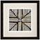 Gold Zulu I 32" Square Exclusive Giclee Framed Wall Art