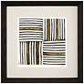 1_Gold Zulu II 32" Square Exclusive Giclee Framed Wall Art