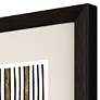 2_Gold Zulu II 32" Square Exclusive Giclee Framed Wall Art more views
