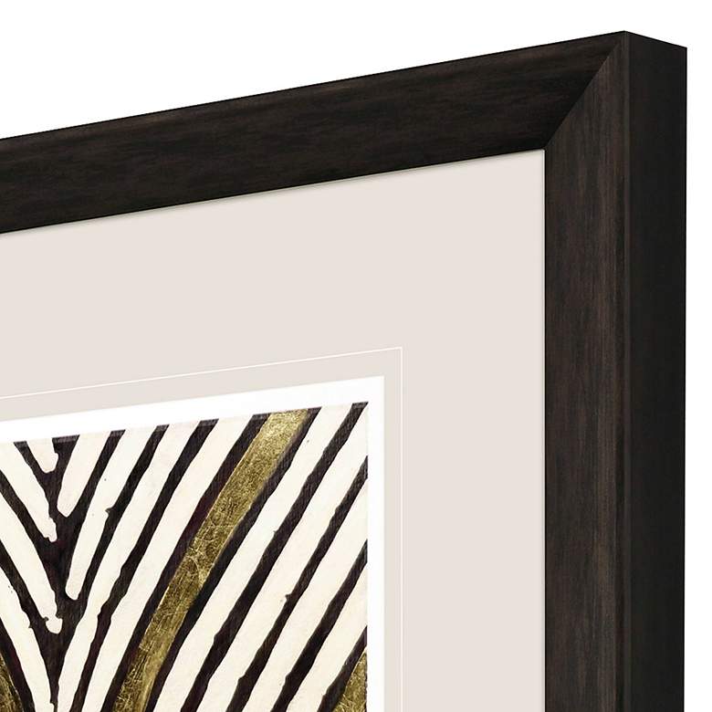 Image 2 Gold Zulu V 38" High Rectangular Giclee Framed Wall Art more views