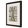 3_Gold Zulu VI 38" High Rectangular Giclee Framed Wall Art more views