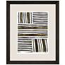 1_Gold Zulu VII 38" High Rectangular Giclee Framed Wall Art