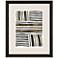 Gold Zulu VII 38" High Rectangular Giclee Framed Wall Art