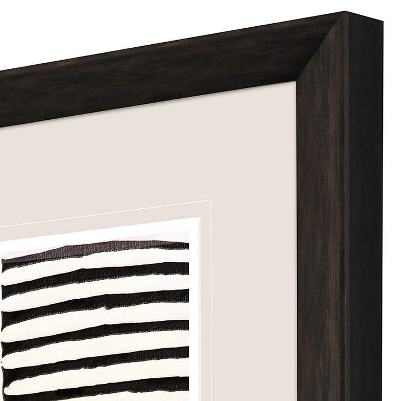 Image 2 Gold Zulu VII 38" High Rectangular Giclee Framed Wall Art more views