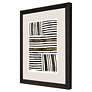 3_Gold Zulu VII 38" High Rectangular Giclee Framed Wall Art more views