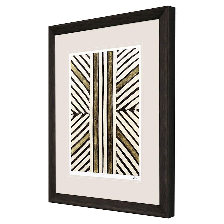 Image 3 Gold Zulu VIII 38" High Rectangular Giclee Framed Wall Art more views