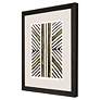 3_Gold Zulu VIII 38" High Rectangular Giclee Framed Wall Art more views