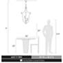 5_Golden 20" Wide Rubbed Bronze 2-Tier 9-Light Pendant Chandelier more views