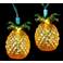 Golden Amber Tropical Pineapple 10-Light String Light
