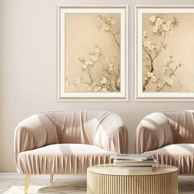 Image 4 Golden Blossoms I 25"W x 35"H Framed Art more views