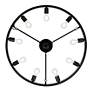 5_Golden Castile 32" Wide Matte Black 9-Light Ring Ceiling Light more views