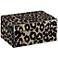 Golden Cheetah Black Jewelry Box