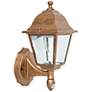 Golden Copper Motion Activated LED Outdoor Wall Light